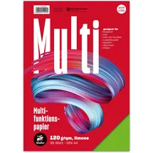 Staufen Style Multifunktionspapier A4 120g 35Bl. limone 734051299 Multifunktion