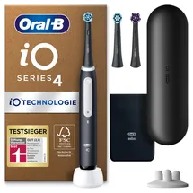 Oral-B iO Series 4 Matt Black + Reiseetui + Aufsteckbürsten 3 St.