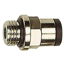 Riegler Gerade Steckverschraubung »click-clock«, G 1/4 a., Schlauch- Ø6