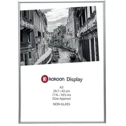 kokoon Display Bilderrahmen A3 Aluminium silber, 29.7x42x2.1 cm