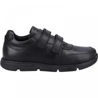 Hush Puppies Lucas Senior Schuluniform-Schuh, Schwarz, 38 EU