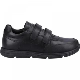 Hush Puppies Lucas Senior Schuluniform-Schuh, Schwarz, 38 EU