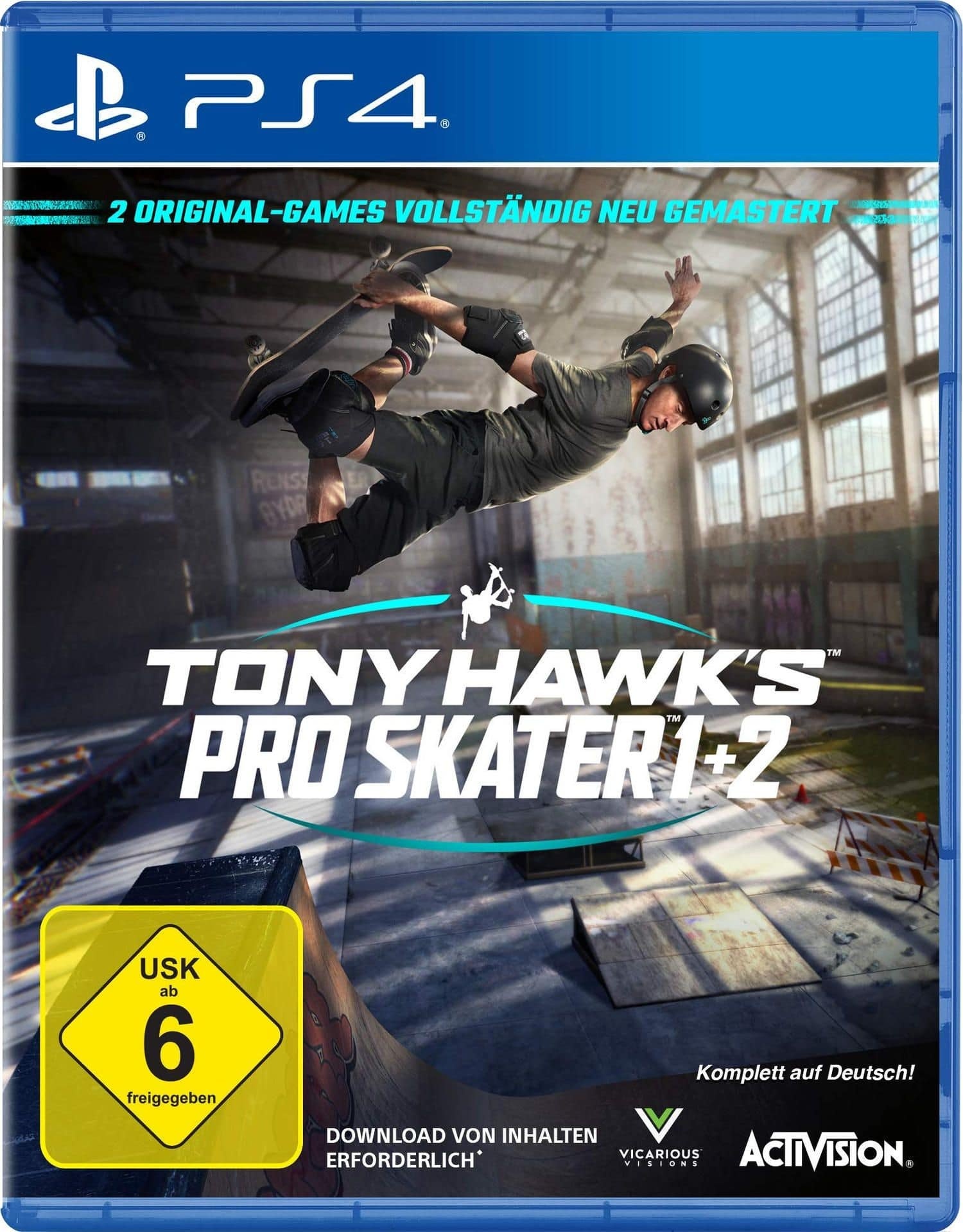 Tony Hawks Pro Skater 1 + 2 (PlayStation 4) (Versandkostenfrei)