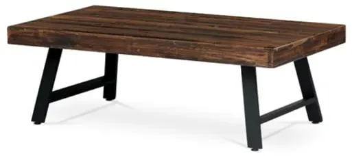 Autronic Couchtisch 130x44 cm Massivholz braun AHG-534 PINE