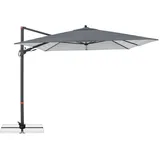 Doppler Pendelschirm myZone AX 320 cm x 240 cm Blockstreifen Blau-Grau 8-teilig