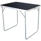 Mojawo Camping Set Campingtisch 70 cm Grau/Schwarz