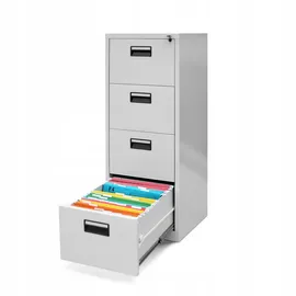 Jan Nowak V004A Aktenschrank 132 cm x 46 cm x 62 cm Grau