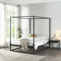 [en.casa] Himmelbett Kristianstad Metall 140x200 cm