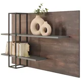 furn.design Wandpaneel 152 x 90 x 26 cm Grau