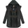 Ragwear Damen, Wintermantel warm gefütterter Parka lang wasserdicht mit Kapuze Elsie Melange Dark Green Gr. 3XL - 3XL