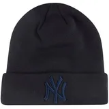 New Era New York Yankees MLB League Essential Tonal Cuff Knit Blau Beanie-Mütze - One-Size - Einheitsgröße