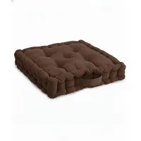 Beautissu Sitzkissen 50 x 50 x 10 cm Braun 1 St.