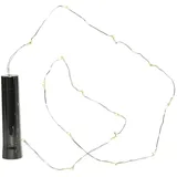 MARELIDA LED Lichterkette Draht 70 cm Silber