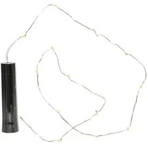 MARELIDA LED Lichterkette Draht 70 cm Silber
