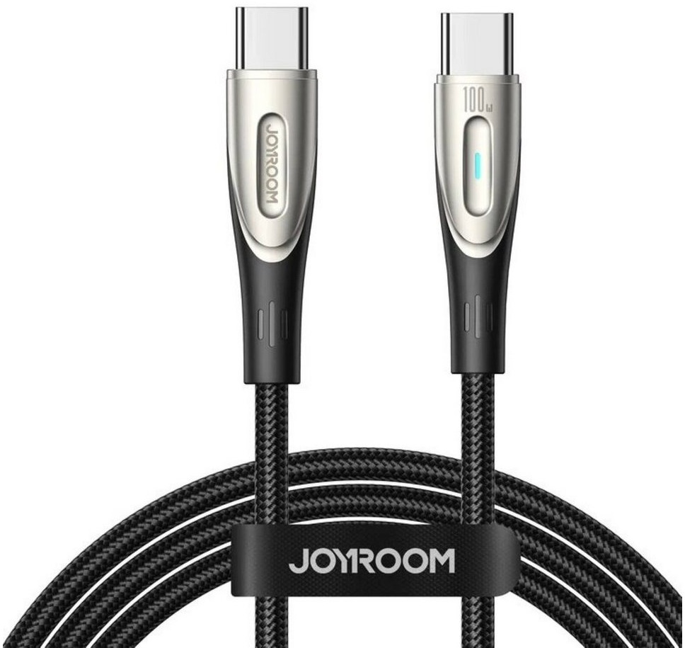 JOYROOM Schnellladekabel USB-C / USB-C-Kabel 100 W 2 m – schwarz Smartphone-Kabel