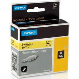 Dymo IND 18052 (S0718270) schwarz auf gelb 6mm x 1,5m