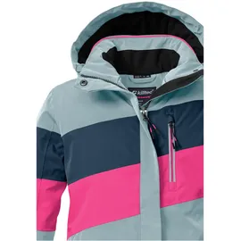 KILLTEC KSW 197 Girls Ski Jacket hell rauchblau/neon pink/nachtblau 164