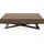 WFL GROUP Cavetta Braun Walnuss 120-200 x 80 x 27-76 cm