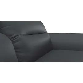 flexlux Eckcouch Kaltschaum 3-Sitzer Schwarz