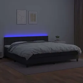 vidaXL Boxspringbett 200 x 200 cm Schwarz