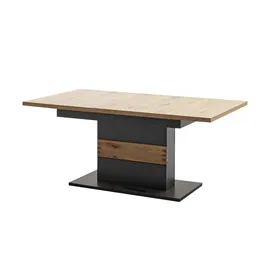 MCA Furniture MCA Cesena Tisch mit Säule 180x100(280) cm Holzwerkstoff/Schwarzgrau