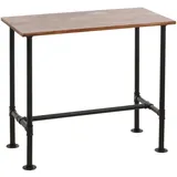 Mendler Bartisch HWC-N21 108 x 120 x 61 cm Braun