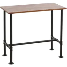 Mendler Bartisch HWC-N21 108 x 120 x 61 cm Braun