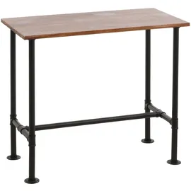 Mendler Bartisch HWC-N21 108 x 120 x 61 cm Braun