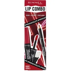 RIMMEL LONDON LIP COMBO PROVOCALIPS LOT - Ruby goals