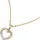 Jobo Herzanhänger 333 Gold bicolor mit 9 Zirkonia