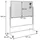 MCW Präsentationstafel L87 127 x 184 cm Weiß