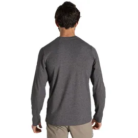 Craghoppers NosiLife Abel Langarm-Shirt Schwarz/Grau L