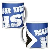 HSV Tasse Tasse "NUR DER HSV" blau|schwarz