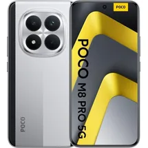Xiaomi POCO M8 Pro 8 GB RAM 256 GB Silber