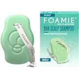 Foamie Festes Shampoo SCALP, Anti-Schuppen Shampoo Kopfhaut mit BHA, Salizylsäure & Malvenblütenextrakt, Spezialisiert auf Kopfhautpflege, Kraftloses Haar & Anti-Schuppen Lösung, 80g