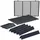 GFTIME Grillrost 49,5 x 32,5 cm Edelstahl/Gusseisen Silber