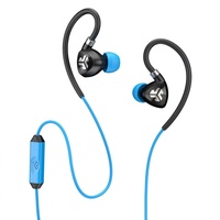 JLAB Fit Sport Fitness Earbuds, Blue - Blau