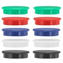 kompatible Ware Magnete Kunststoff Ø 3,2 x 0,73 cm, 10 St.