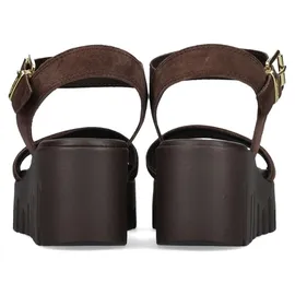 TAMARIS Keilsandaletten Damen Braun 42