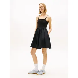 Tommy Hilfiger Spaghettikleid Minikleid Schwarz M