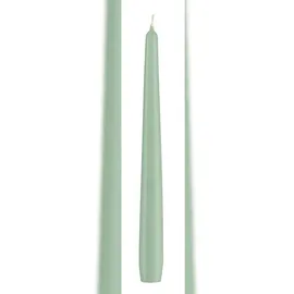 Kopschitz Kerzen Spitzkerzen Seafoam 400 x Ø 23 mm grün 10 St.