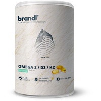 brandl® Omega 3 D3 K2 Kapseln aus Fischöl | EPA DHA im 2:1 Verhältnis 240 St