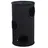 Laroy Dublin Kratztonne 40 x 40 x 76 cm schwarz