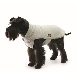 Fashion Dog Hundemantel Fleece-Hundemantel - Grau 80 cm
