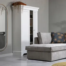 Woood Isabel Garderobenschrank 191 x 118 x 0 weiß