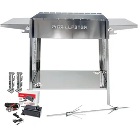 Grillpeter Mangal Ruslan Deluxe silber