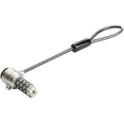 StarTech.com Laptop Kabelschloss-Verlängerung (15 cm Stahlkabel, 4-stelliges Zah