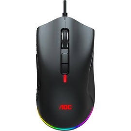 AOC GM530B Wired Gaming Mouse (Kabelgebunden), Maus, Schwarz