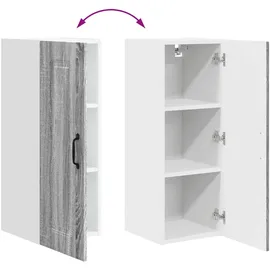 vidaXL Küchenwandschrank Graues Sonoma 30 x 31 x 80 cm Holzwerkstoff