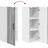 vidaXL Küchenwandschrank Graues Sonoma 30 x 31 x 80 cm Holzwerkstoff